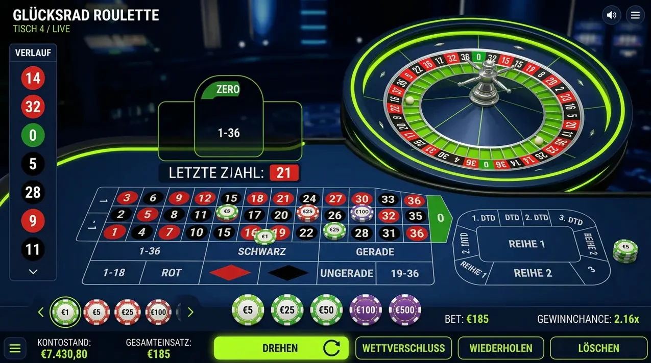 Tischspiele & Video Poker im Angebot von Irwin